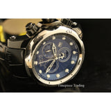 Invicta 13906 Men's Venom Analog Display Swiss Quartz Black Leather Watch