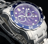 Invicta Men's 0070 Pro Diver Quartz Chronograph Blue Dial Watch