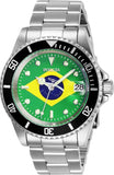 Invicta Men's 28699 Pro Diver Automatic 3 Hand Green, Yellow, Blue Dial Watch