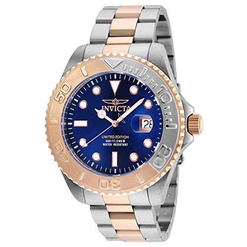 Invicta Men's 24626 Pro Diver Quartz 3 Hand Blue Dial Watch
