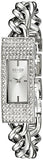 SO&CO New York Women's 5058.1 Madison Quartz Crystal Filled Bezel Slim Stainless Steel Chain Link Bracelet Watch