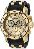 Invicta Men's 17885 Pro Diver Quartz Multifunction Gold Dial Watch