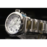 Invicta Men's 15472 Russian Diver Quartz Chronograph Silver Dial Watch