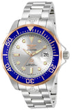 Invicta Men's 13788 Pro Diver Automatic 3 Hand Silver Dial Watch