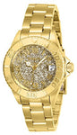 Invicta Women's 26293 Angel Quartz 3 Hand Gold Dial Watch