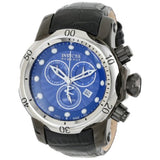 Invicta 13906 Men's Venom Analog Display Swiss Quartz Black Leather Watch