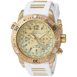 Invicta Men's 24581 Aviator Quartz Multifunction Gold Dial Watch