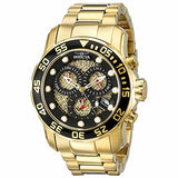 Invicta Men's 19837 Pro Diver Analog Display Swiss Quartz Gold Watch