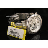 Invicta 1487 Men's Chronograph Analog Display Silver Dial Stainless-Steel Watch