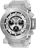 Invicta Men's 26643 Coalition Forces Quartz Chronograph Silver, Black Dial Watch
