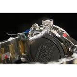 Invicta Men's 15472 Russian Diver Quartz Chronograph Silver Dial Watch