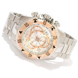 Invicta 10997 Reserve Men's Excursion BLK Dial Rose SS Swiss Made Quartz Chro...