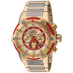 Invicta Men's 25781 Marvel Quartz Chronograph Gold, Red Dial Watch