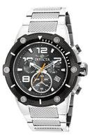 Invicta 19528 Speedway Chronograph Black Dial Stainless Steel Mens Watch
