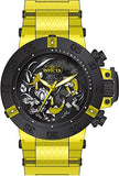 Invicta Men's 24357 Subaqua Quartz Multifunction Black, Yellow Dial Watch