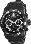 Invicta Men's Pro Diver Black Polyurethane Band Quartz Analog Watch 21930