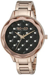 SO&CO New York Women's 'Madison' Quartz Metal and Stainless Steel Dress Watch, Color:Rose Gold-Toned (Model: 5255.4)