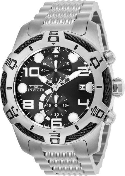 Invicta Men's 25547 Bolt Quartz Multifunction Black Dial Watch