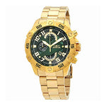 Invicta Men's 26096 S1 Rally Quartz Multifunction Green Dial Watch