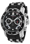 Invicta 21927 Gent's Chrono Black Dial Black Rubber Strap Quartz Watch