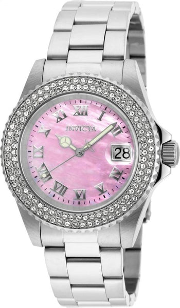 Invicta Women's 20363 Sea Base Quartz 3 Hand Pink Dial Watch