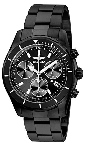 Invicta Men's 26060 Pro Diver Quartz Chronograph Black Dial Watch