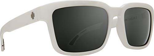 SPY Optic Helm 2 Matte White - HD Plus Gray Green with Silver Spectra Mirror