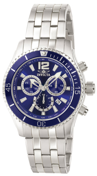 Invicta Men's 0620 Specialty Quartz Chronograph Blue Dial Watch