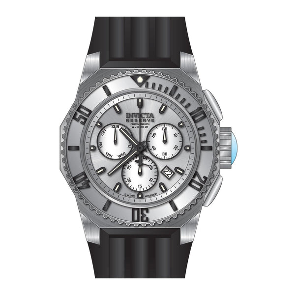 Invicta Men's 25730 Russian Diver Quartz Chronograph Silver Dial Watch