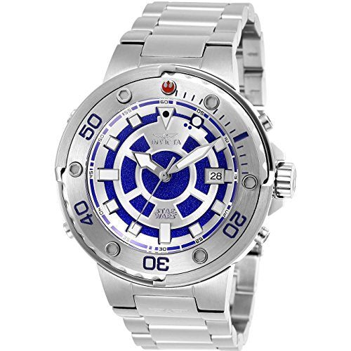 Invicta Men's 26201 Star Wars Automatic Multifunction Silver Dial Watch