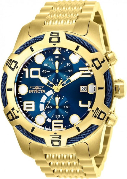Invicta Men's 25549 Bolt Quartz Chronograph Blue Dial Watch