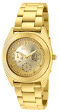 Invicta Women's 25248 Angel Quartz Chronograph Gold Dial Watch