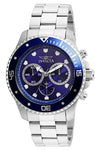 Invicta Men's 21788 Pro Diver Quartz Chronograph Blue Dial Watch