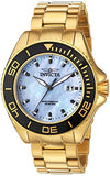 Invicta Men's 23071 Pro Diver Quartz 3 Hand Platinum Dial Watch