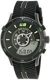 SO&CO New York Men's 5035.5 Monticello Analog-Digital Display Black  Rubber Strap Watch