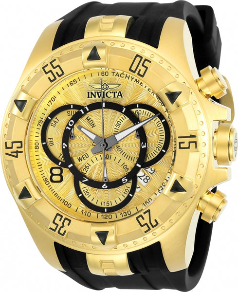 Invicta Men's 24273 Excursion Quartz Multifunction Gold Dial Watch