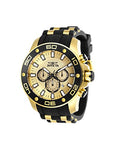 Invicta Men's 26088 Pro Diver Quartz Chronograph Gold Dial Watch