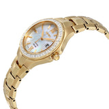 Seiko Women's SUT242 Coutura Analog Display Japanese Quartz Gold Watch