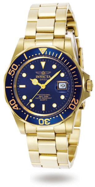 Invicta  Men's 9312 Pro Diver Quartz 3 Hand Blue Dial Watch