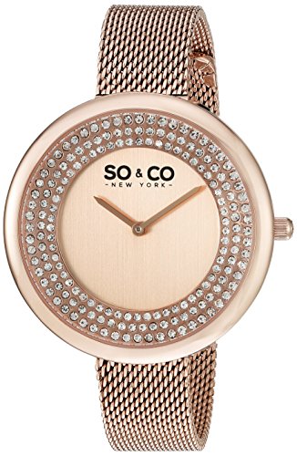 SO&CO New York Women's 'SoHo' Quartz Metal and Stainless