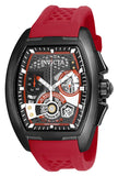 Invicta Men's 25934 S1 Rally Quartz Multifunction Gunmetal, Red, Black Dial Watch