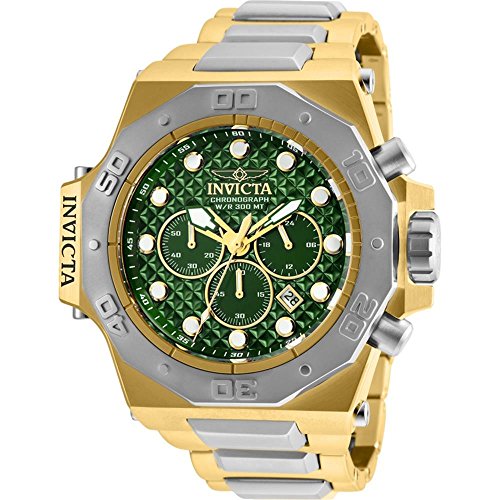 Invicta Men's 26044 Akula Quartz Chronograph Green Dial Watch