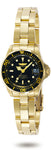 Invicta Women's 8943 Pro Diver Quartz 3 Hand Black Dial Watch