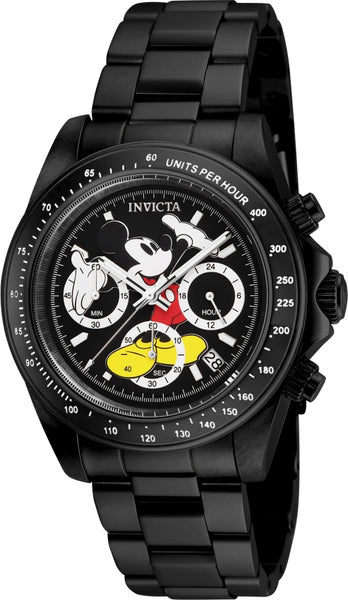 Invicta Men's 25197 Disney Quartz Chronograph Black Dial Watch