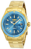Invicta Men's 25813 Pro Diver Quartz 3 Hand Metallic Blue Dial Watch