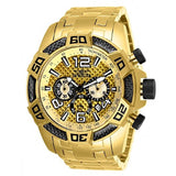 Invicta Men's 25854 Pro Diver Quartz Chronograph Gold Dial Watch