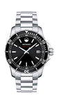 Movado Men's Series 800 Sport Stainless Watch with Printed Index Dial, Silver/Black (Model 2600135)