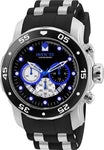 Invicta Men's 24851 Pro Diver Quartz Chronograph Silver Dial Watch