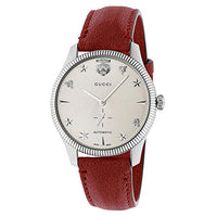 Gucci G-Timeless Automatic Silver Dial Men's Watch YA126346