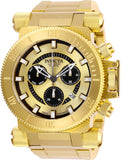 Invicta Men's 26644 Coalition Forces Quartz Chronograph Gold, Black Dial Watch